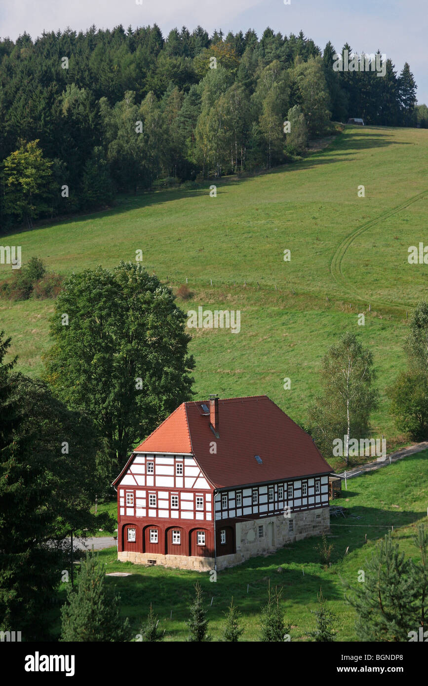 Traditional German farmhouse, Germany Stock Photo - Alamy
