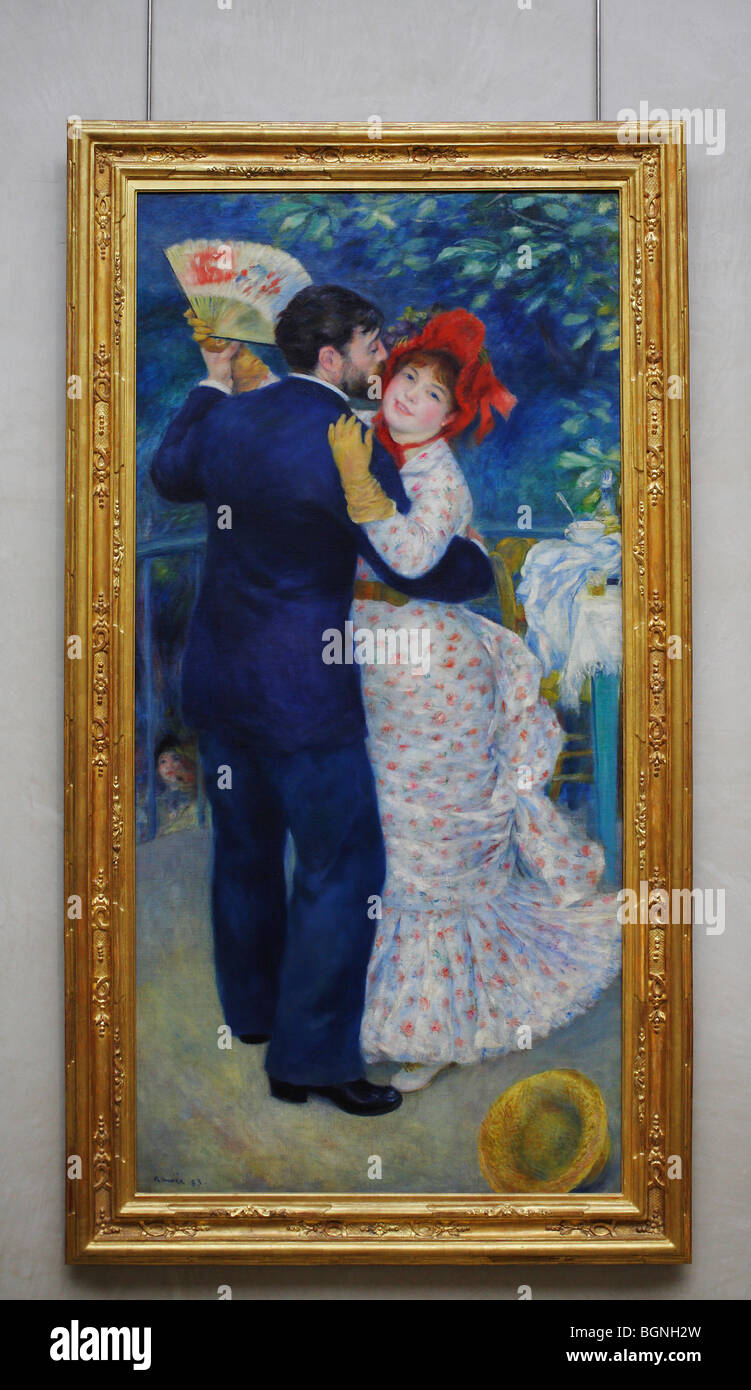 Country Dance by Pierre Auguste Renoir, Musée d'Orsay (Orsay Museum), Paris, France Stock Photo