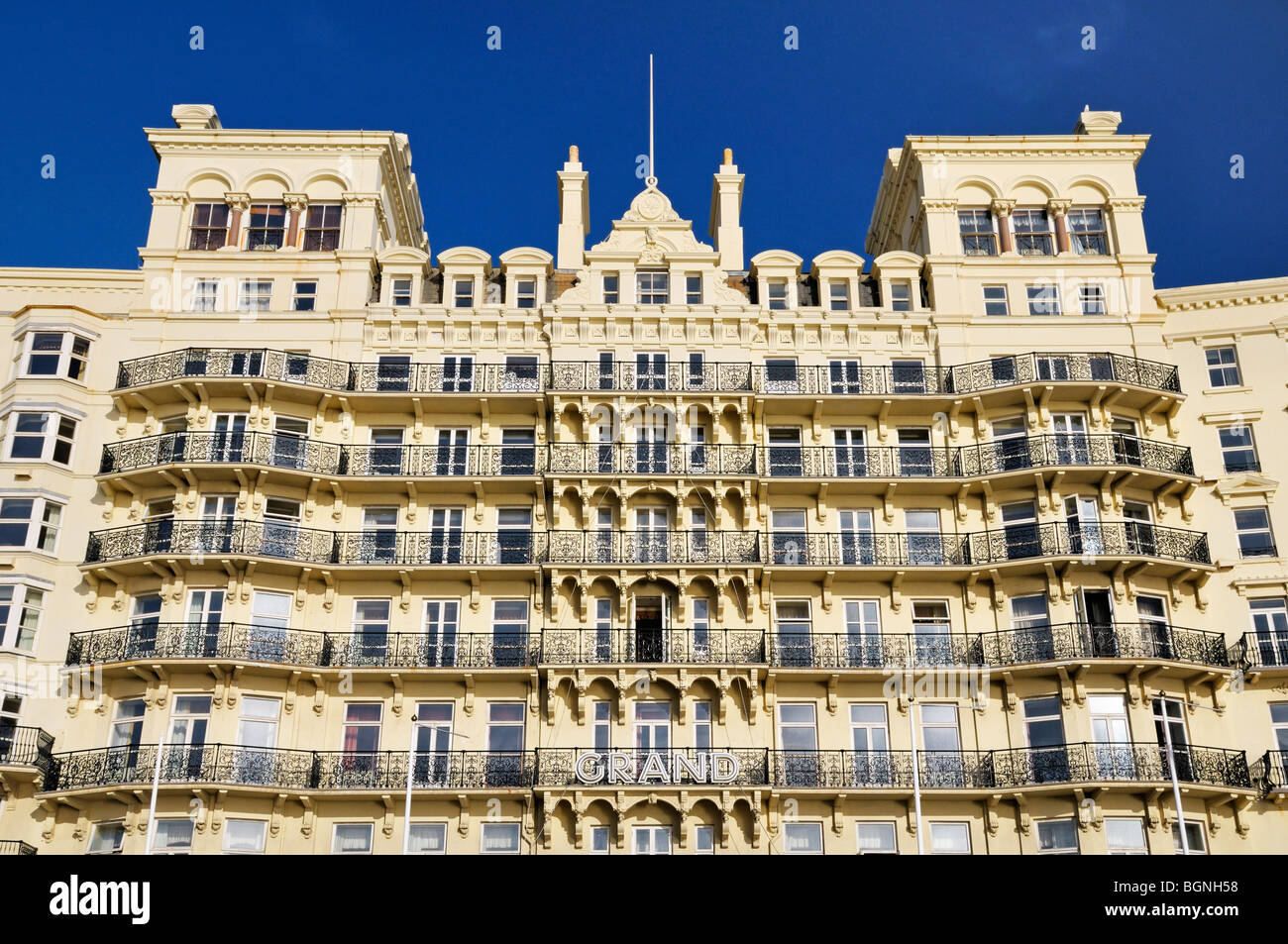 The Grand Hotel, Brighton, East Sussex, UK Stock Photo