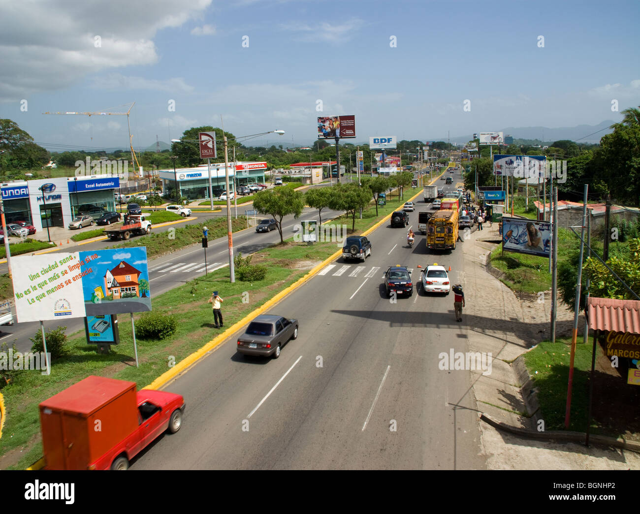 Nicaragua managua road hi-res stock photography and images - Alamy