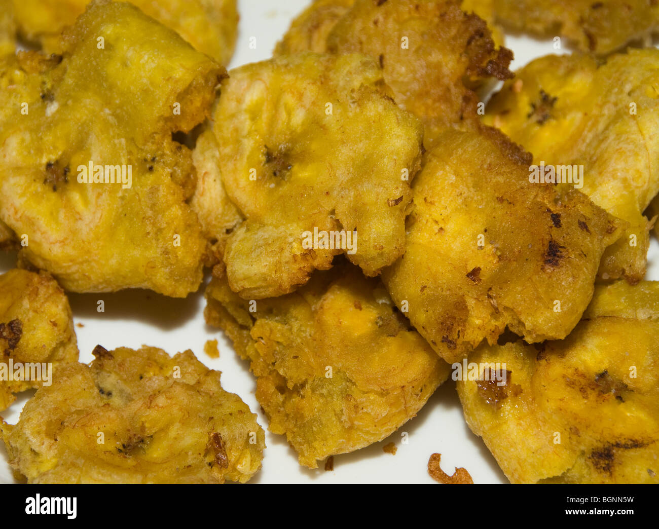 Fried banana (patacón Stock Photo Alamy
