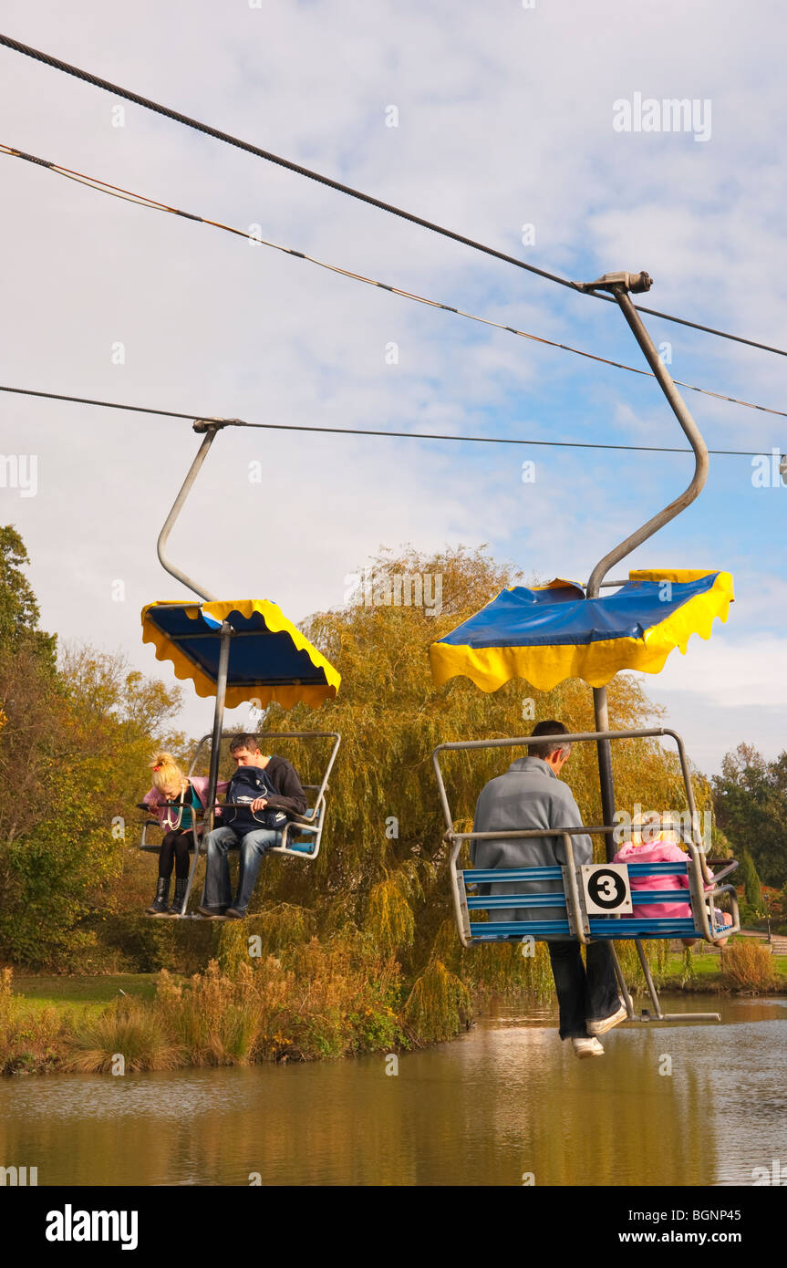 The Chair Lift ride at Pleasurewood Hills Theme Leisure Park at Gunton
