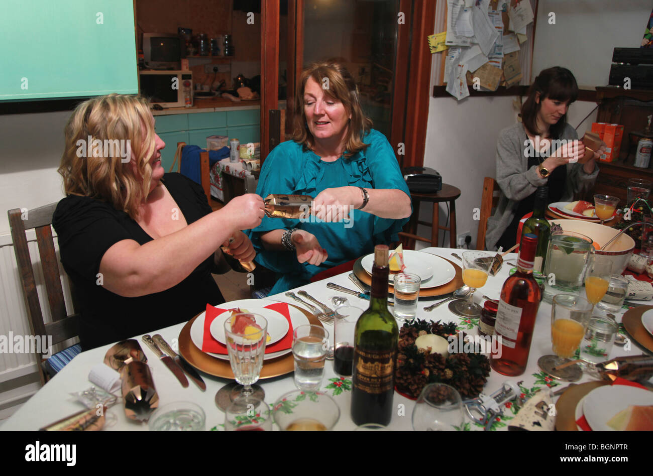 Uk family dinner table hi-res stock photography and images - Alamy