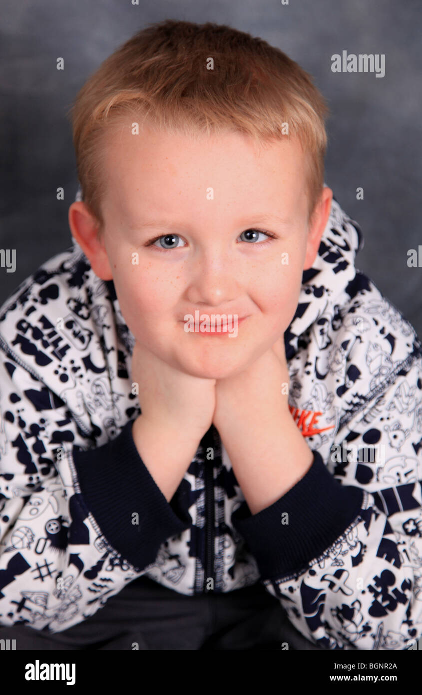 boy in hoodie Stock Photo Alamy