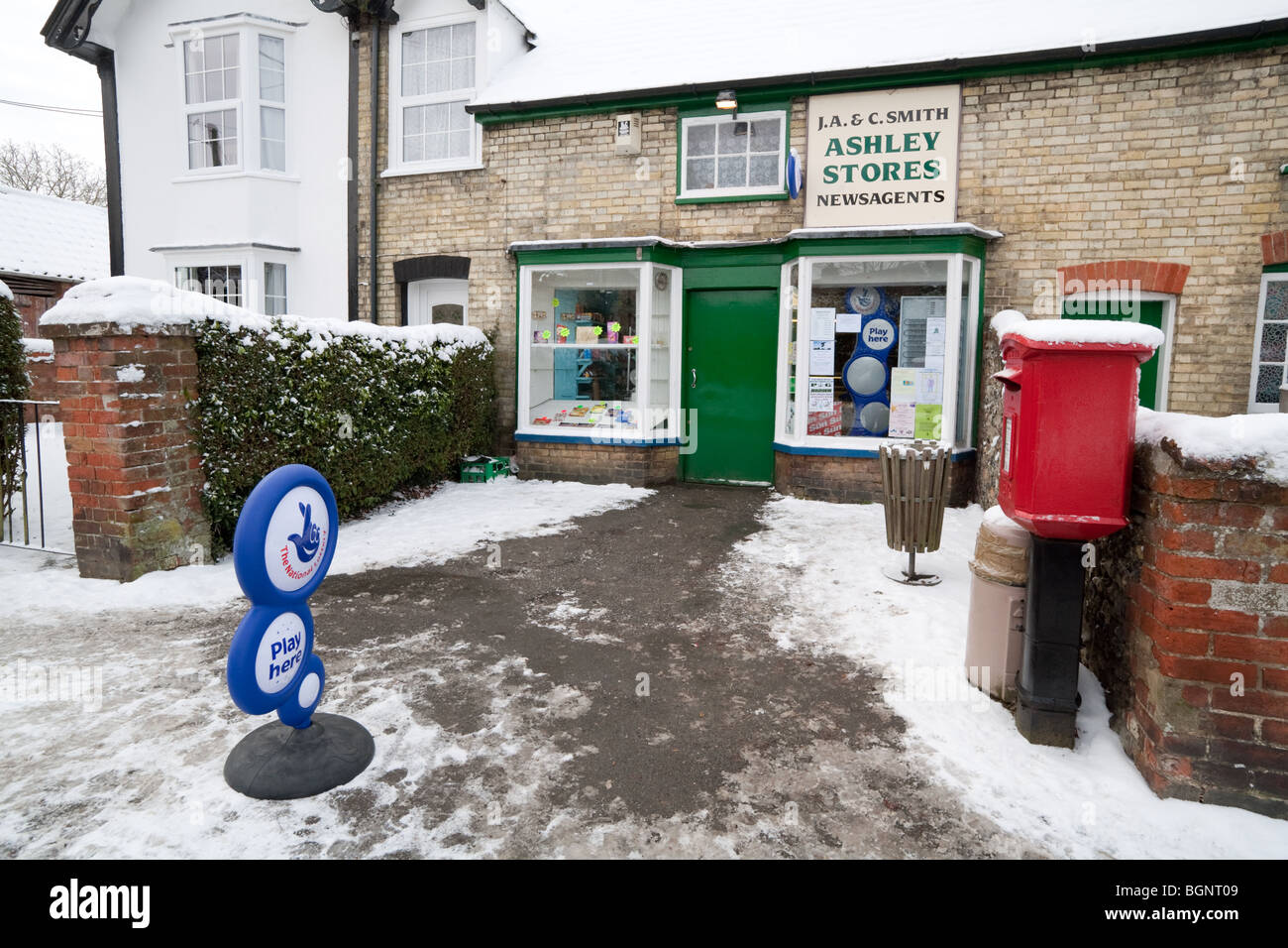The local village store, Ashley Village near Newmarket, Cambridgeshire