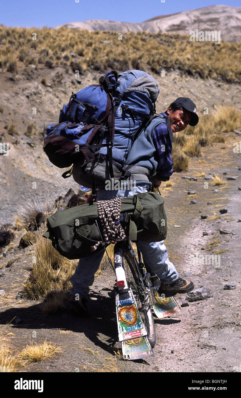 biking with a heavy backpack