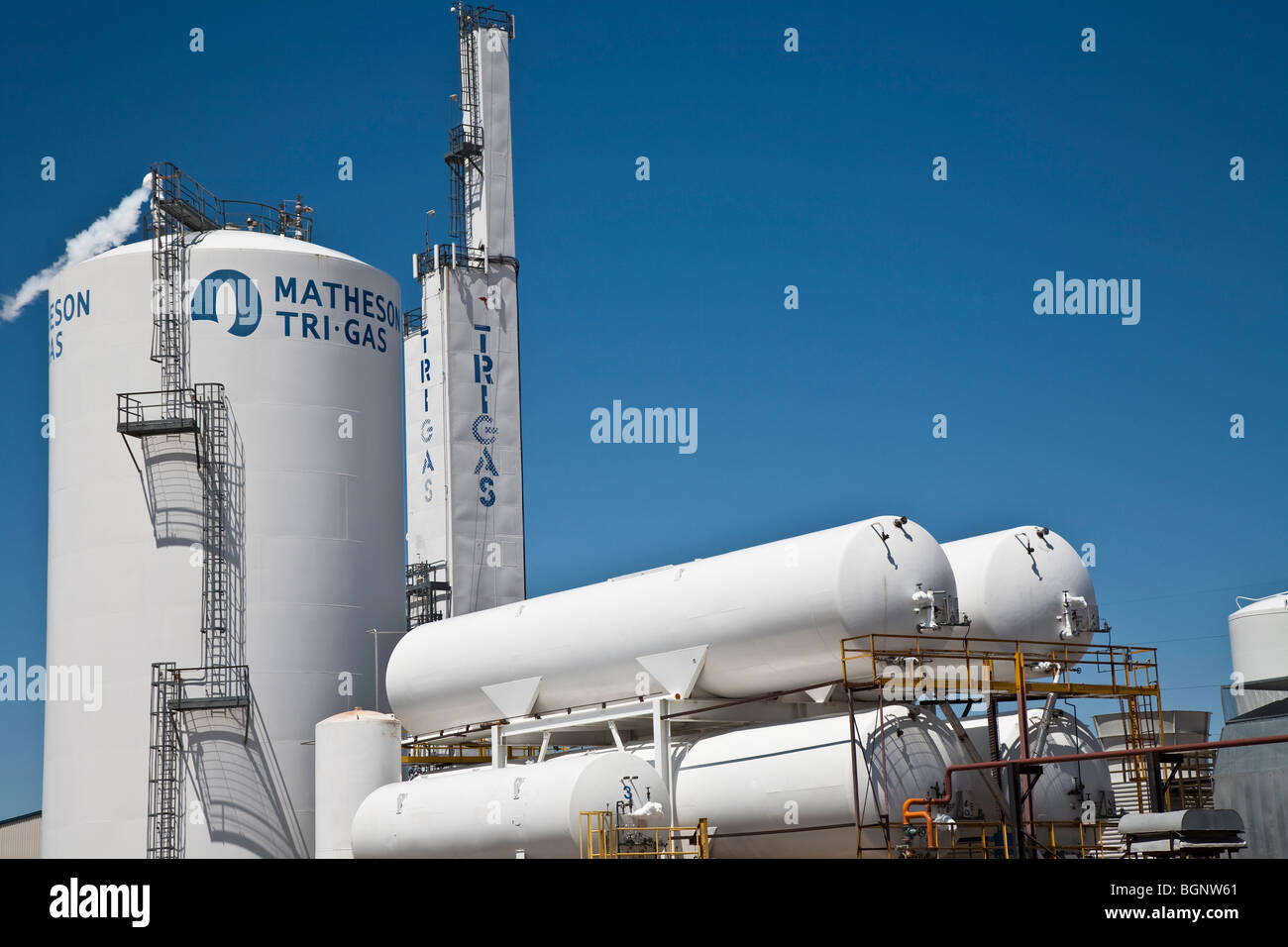 Liquefied petroleum gas depot and storage Albuquerque, New Mexico, USA