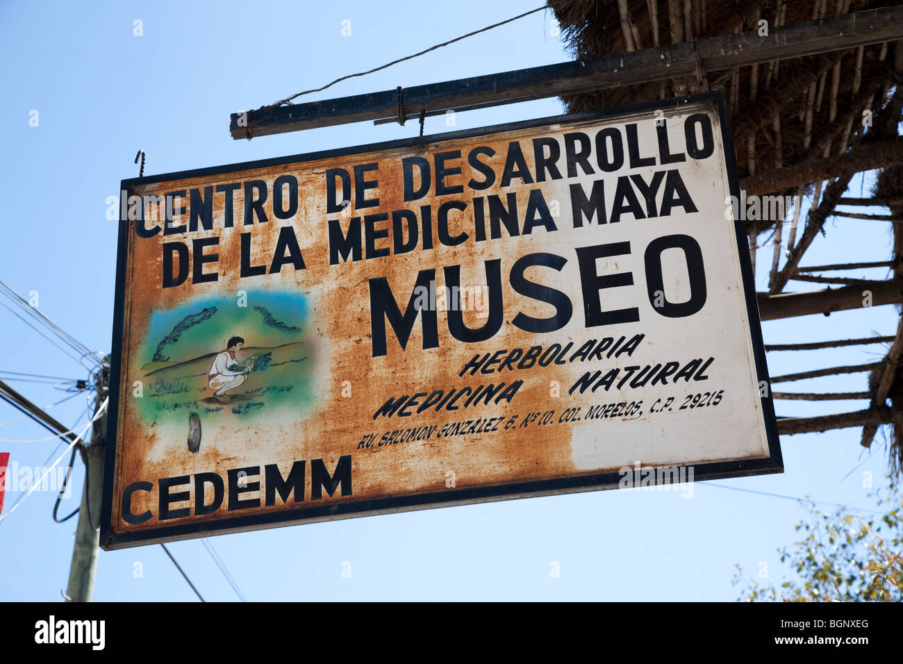 Museo Centro de desarrollo de la medicina maya. San Cristóbal de las Casas, Chiapas Mexico. Stock Photo