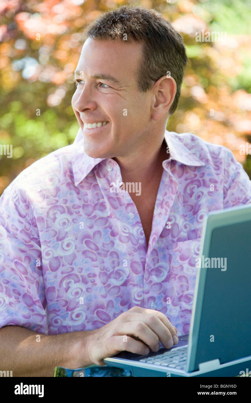 Mature european man using hi-res stock photography and images - Alamy