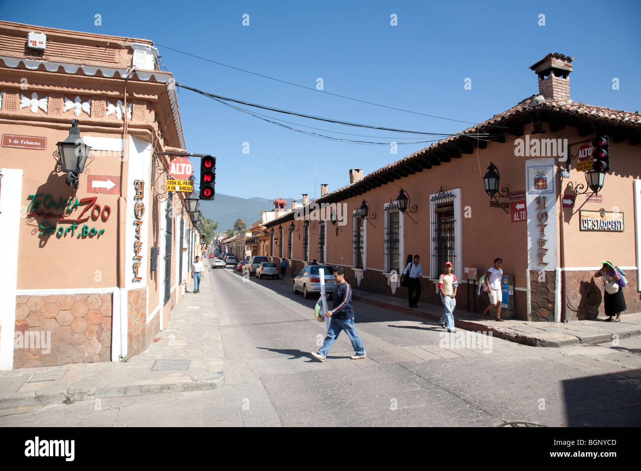 San Cristóbal de las Casas, Chiapas Mexico. Stock Photo