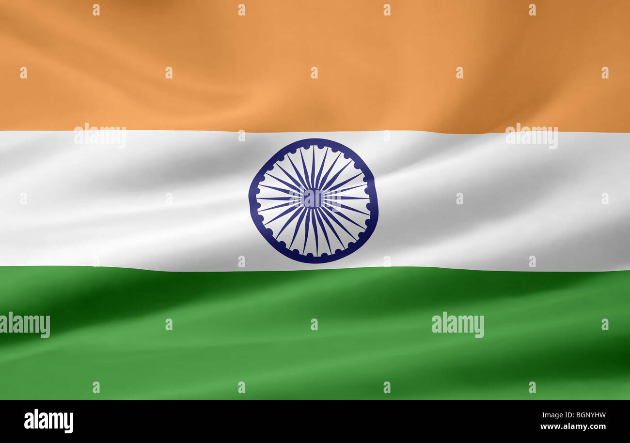 Very large flag of India Stock Photo - Alamy