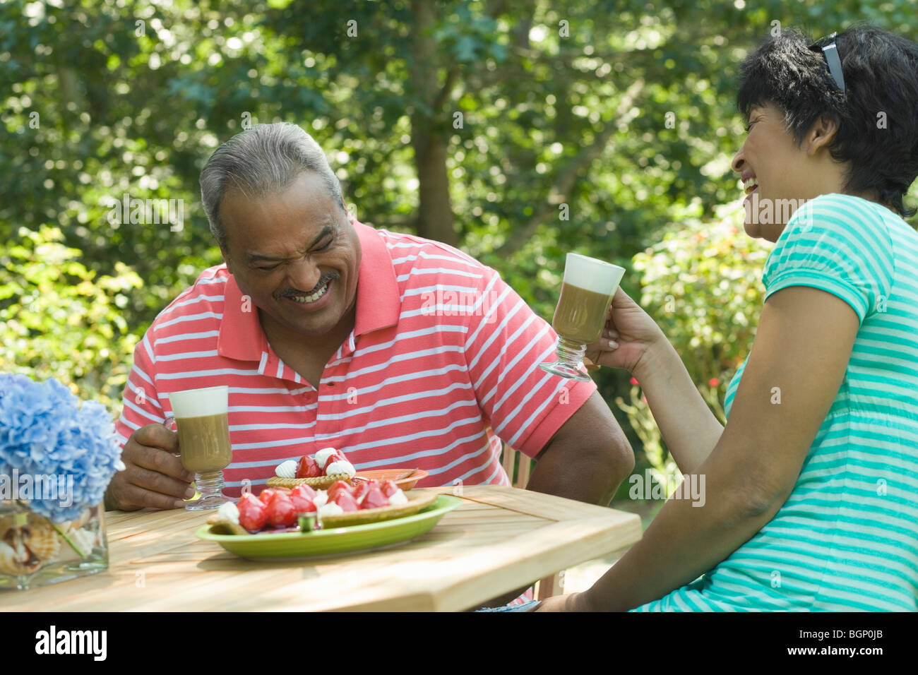 Side view mature senior hi-res stock photography and images - Alamy