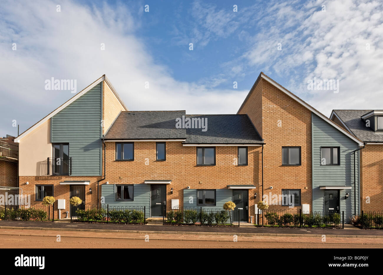 Housing in Stantonbury, Milton Keynes Stock Photo Alamy