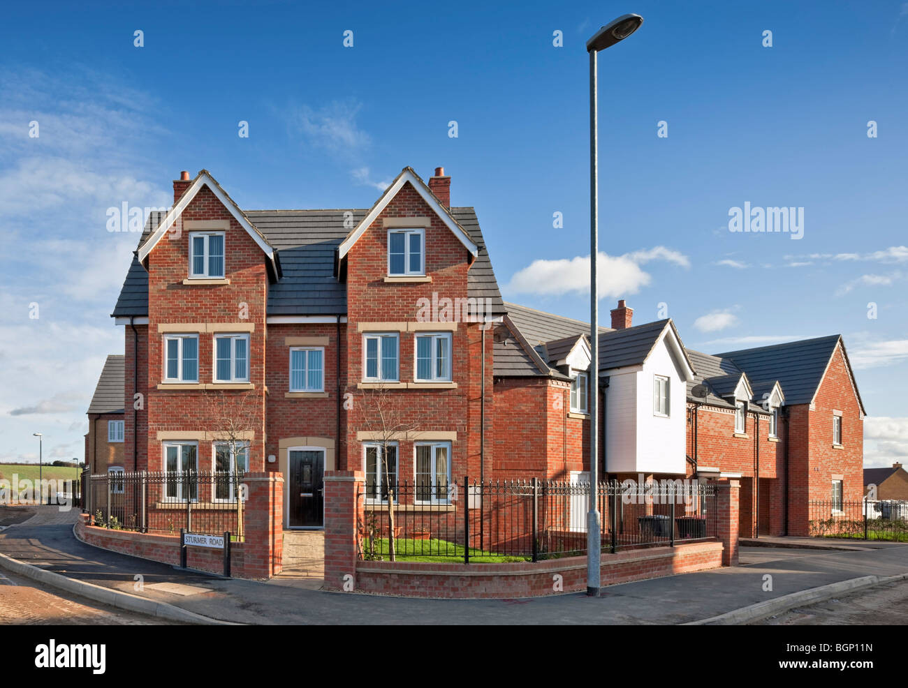 Housing at Brickhill in Bedford Stock Photo Alamy
