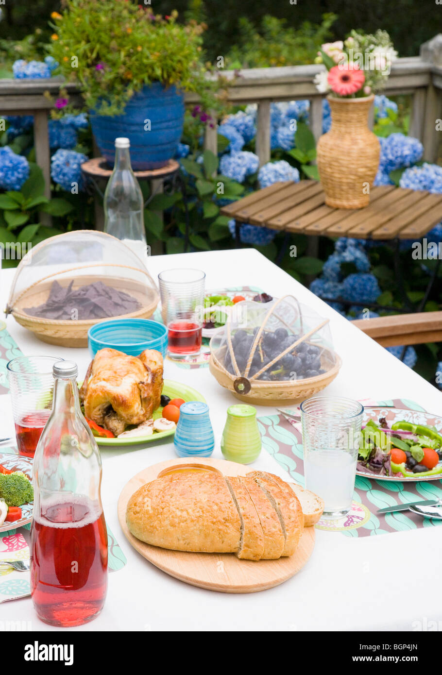 Table chairs wine high angle hi-res stock photography and images - Alamy