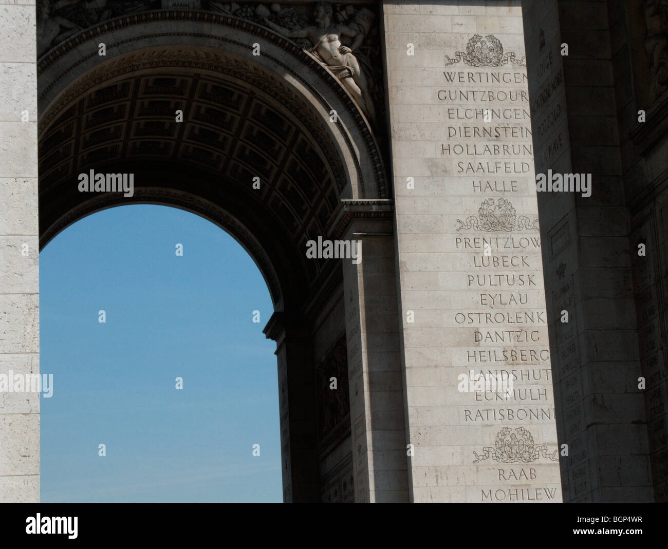 Arc de Triomphe (Arch of Triumph). Paris. France Stock Photo