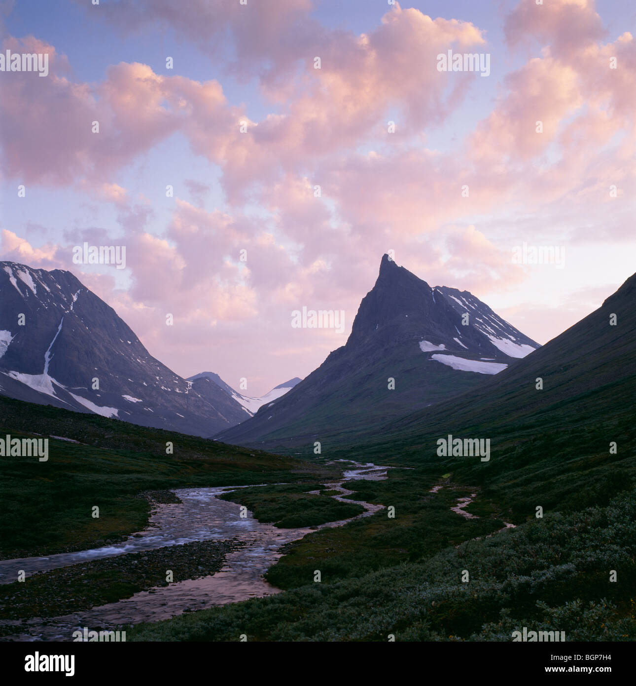 nallo-raitavagge-kebnekaise-lapland-sweden-stock-photo-alamy