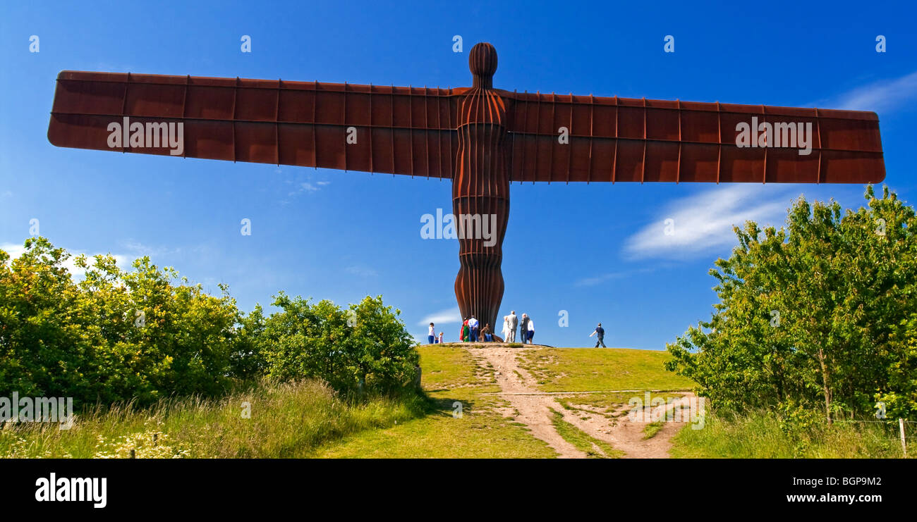 The Angel of the North a 20 metre tall contemporary steel sculpture by