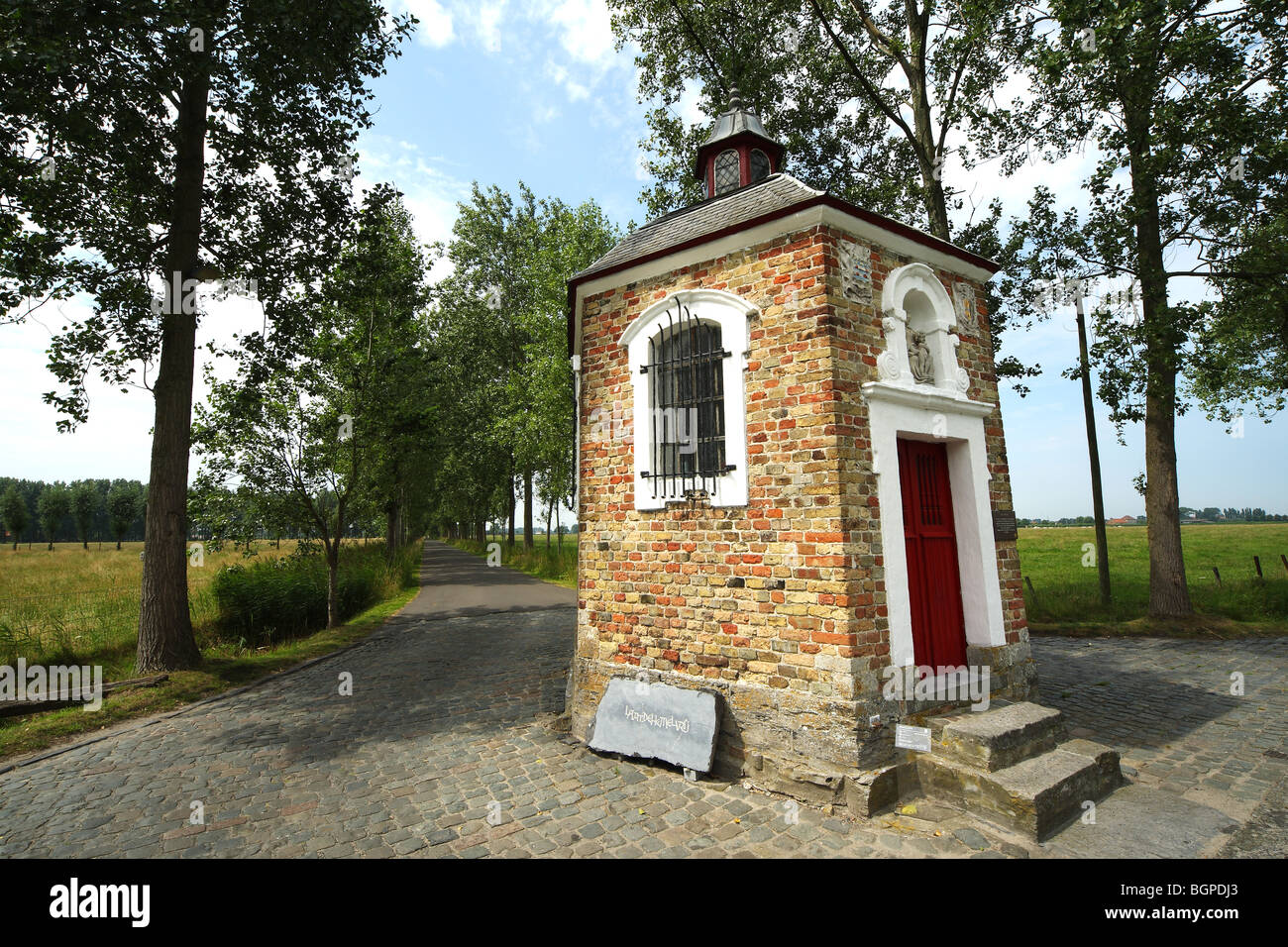 Chapel of Ter Doest, Lissewege, Belgium Stock Photo
