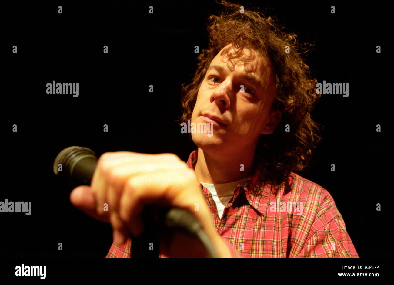 Comedian Alan Davies Stock Photo Alamy