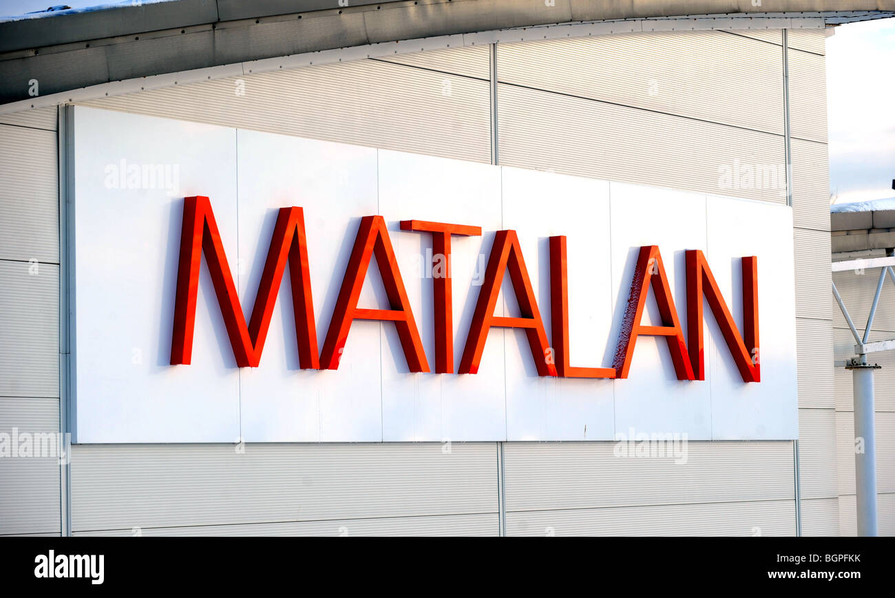 Matalan bargain store sign Brighton UK Stock Photo