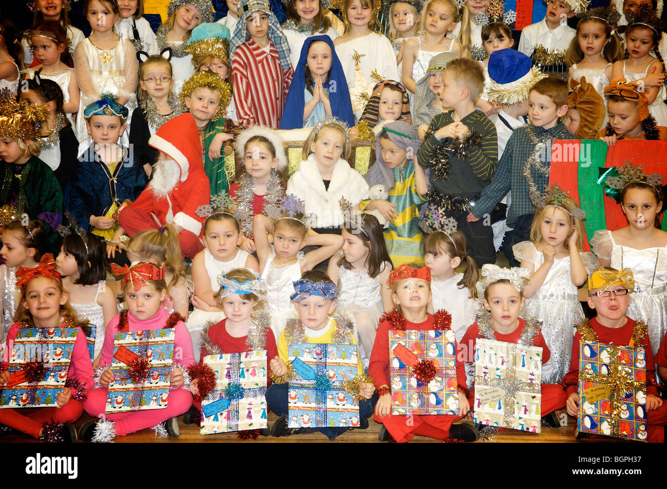 Children's nativity play Stock Photo Alamy