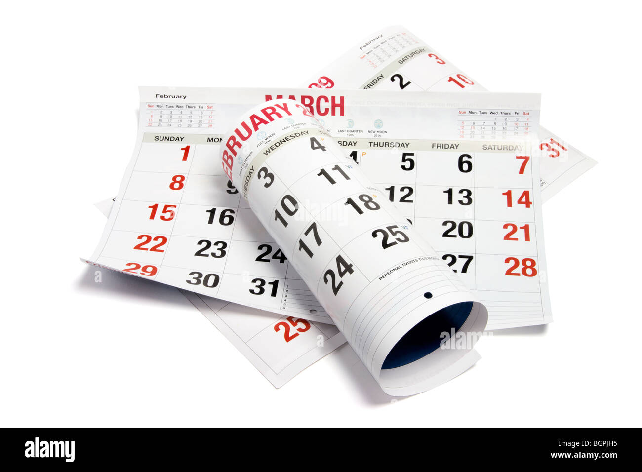 Digital calendar hi-res stock photography and images - Alamy