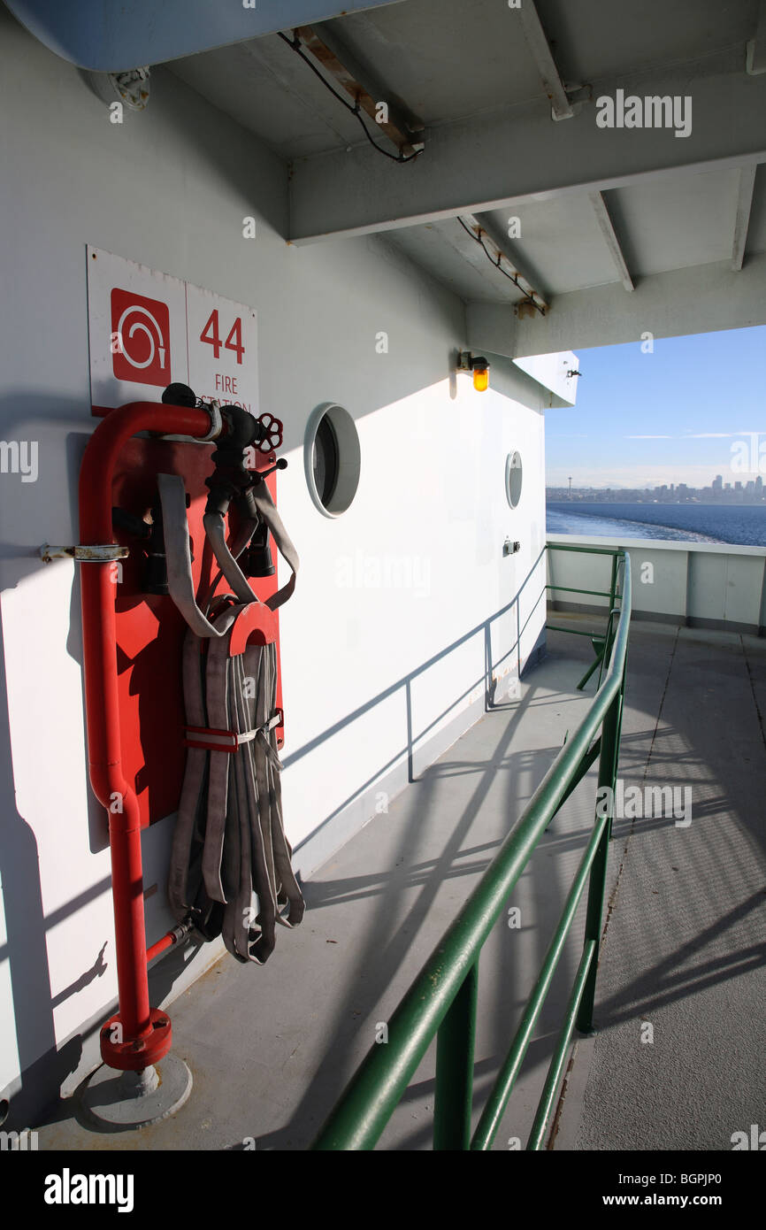 Deck of a boat Stock Photo - Alamy