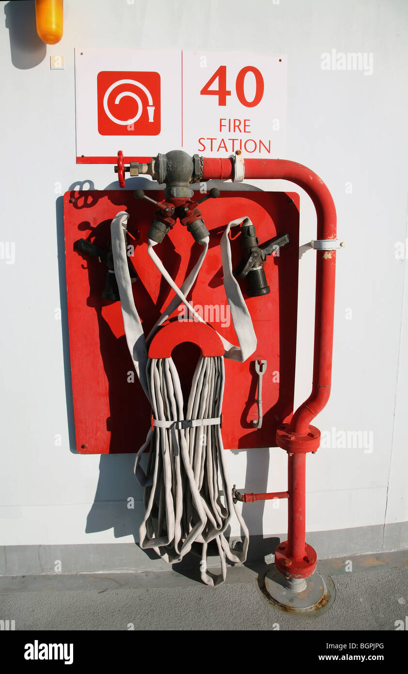 Fire station equipment Stock Photo Alamy