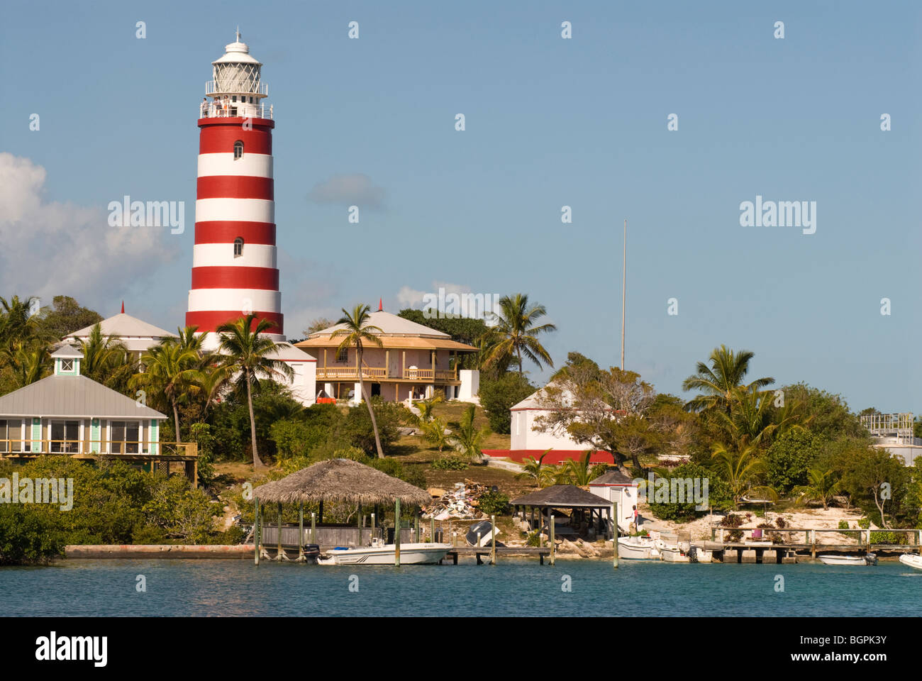 Hope Town Lighthouse, Hope Town, Abaco, Bahamas Stock Photo Alamy