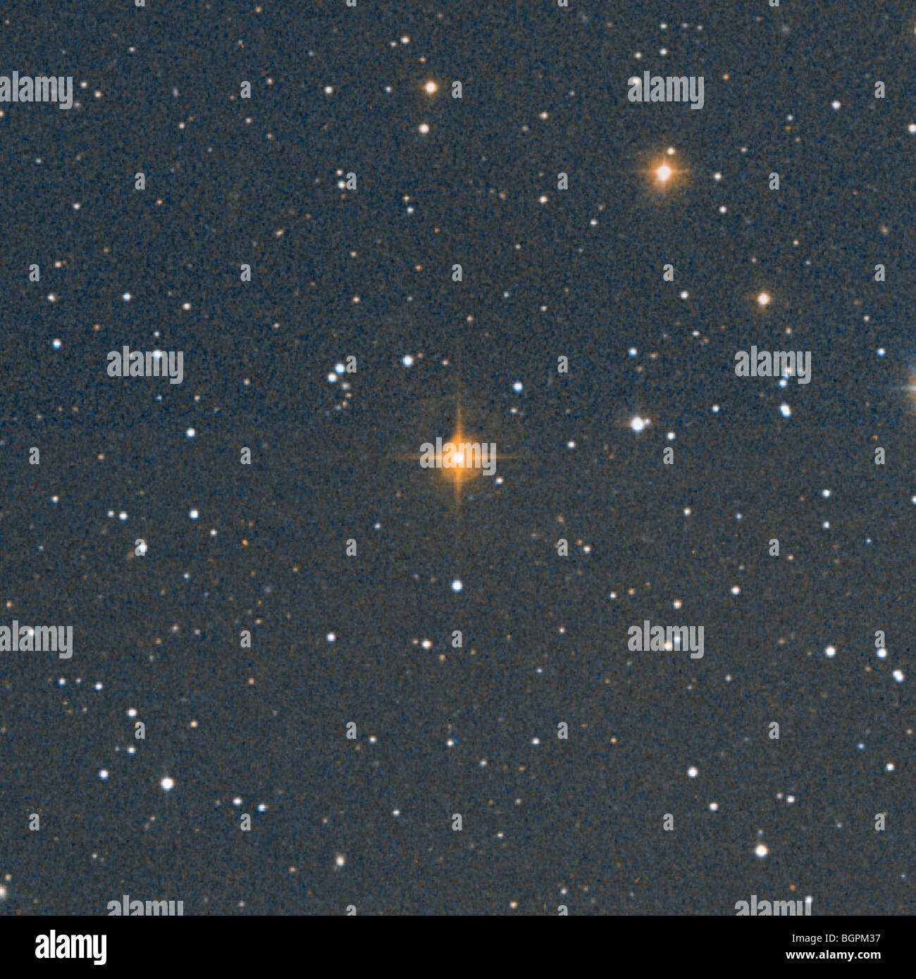 Variable star R Leporis. Stock Photo