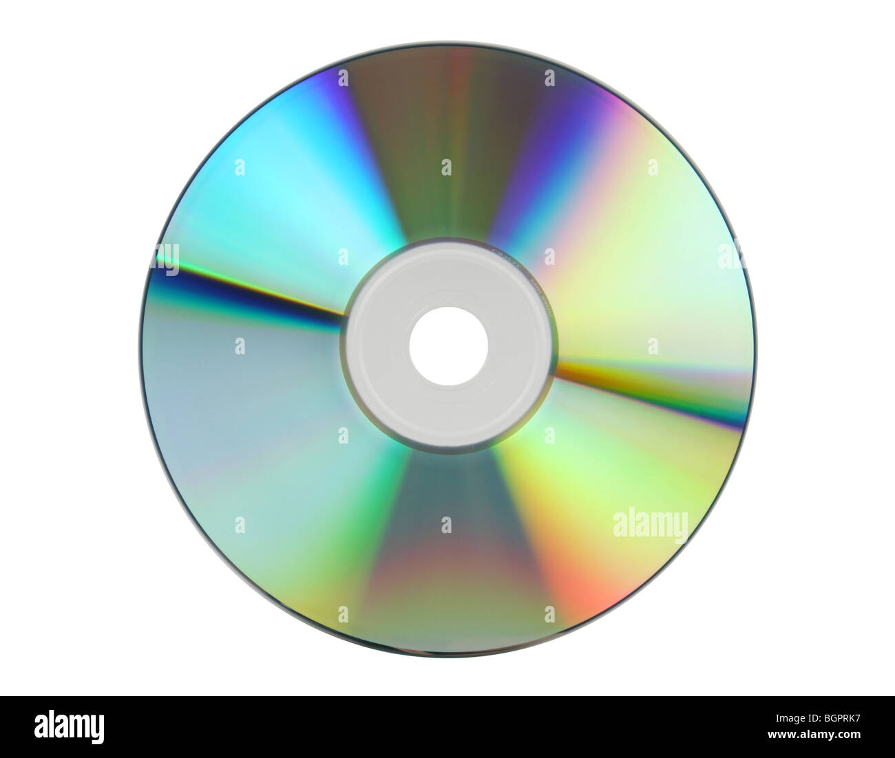 A compact disc / CD / DVD / bluray. With classic spectrum / rainbow  refraction pattern. Modern standard data storage Stock Photo - Alamy