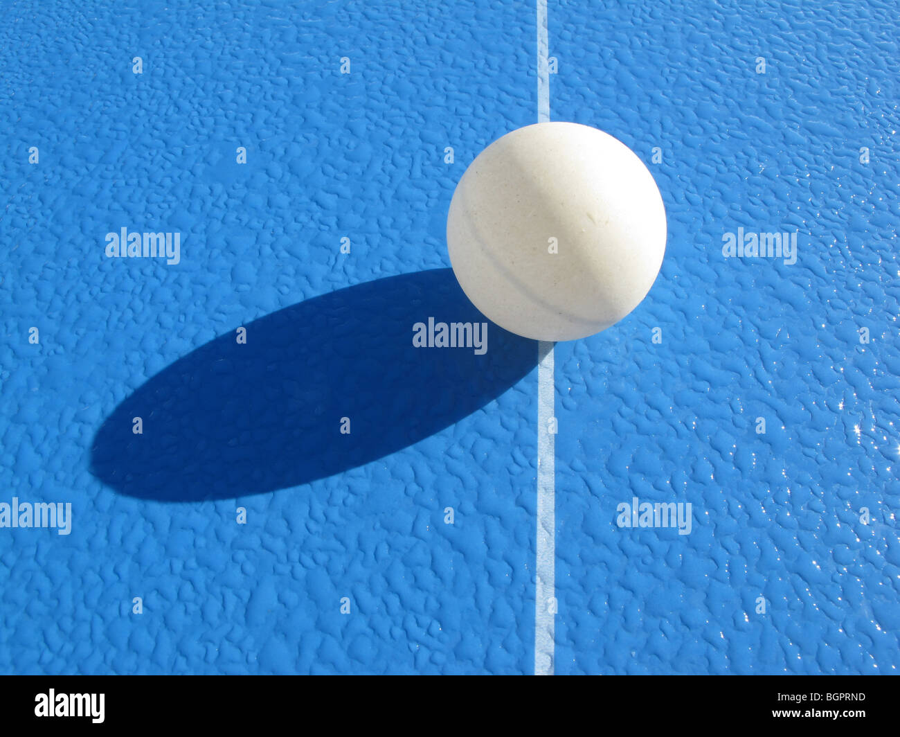 Table Tennis Ball on Table with Morning Dew Stock Photo Alamy