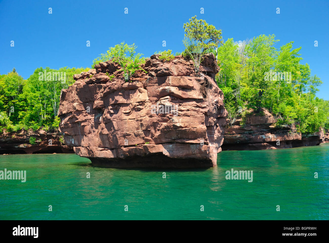 Apostle Islands of Lake Superior Stock Photo
