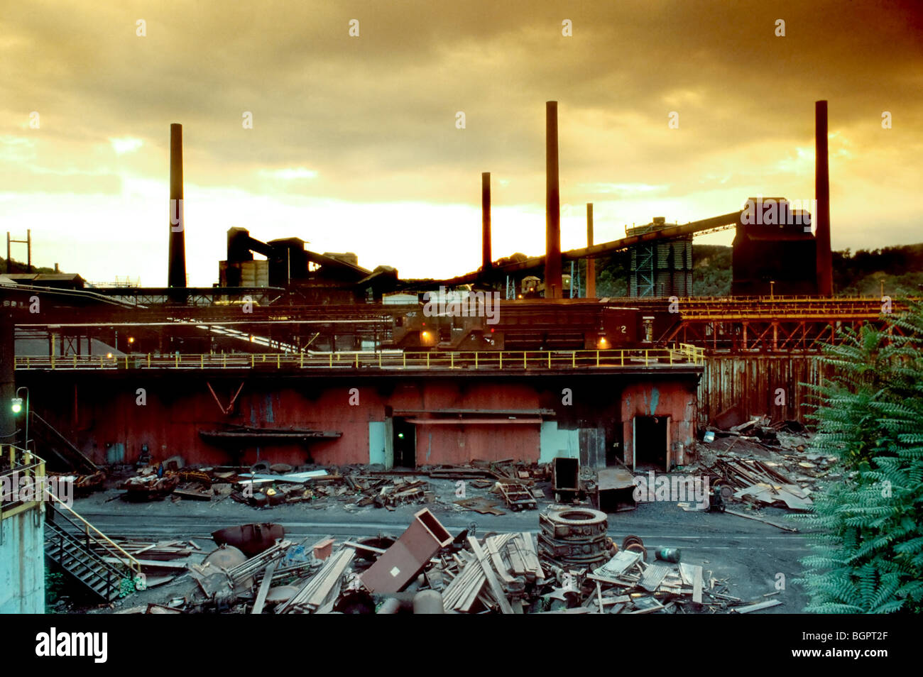 Weirton, West Virgina, U.S.A. EmployeeOwned Steel Mill Factory