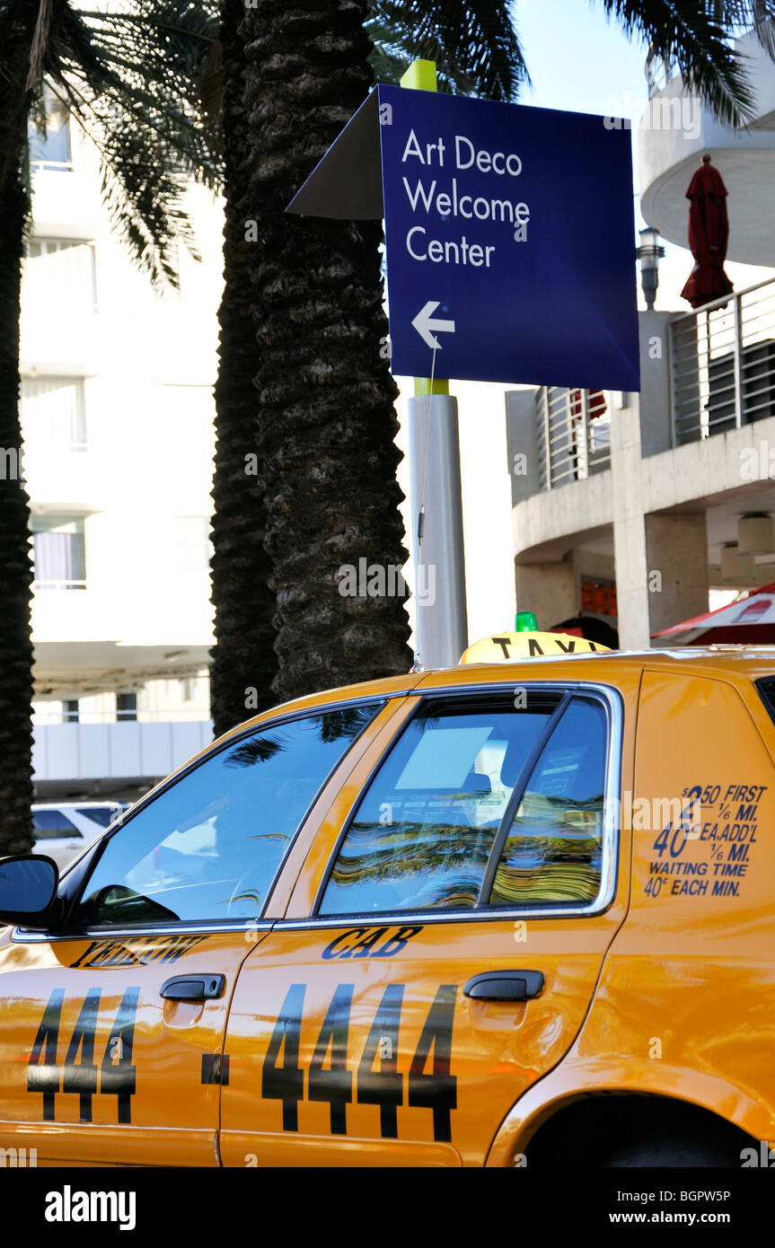 Miami beach florida art deco center sign florida hires stock photography and images Alamy