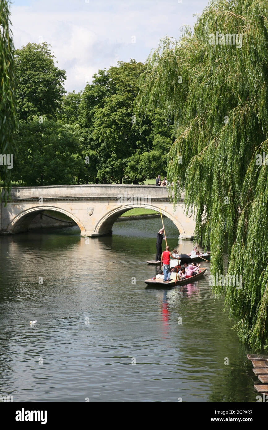 Punting on the Cam Stock Photo