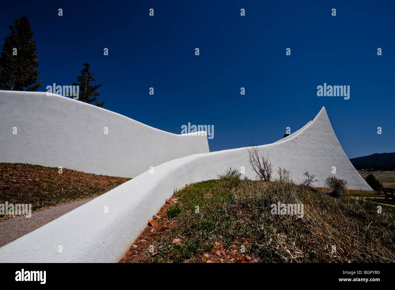 Chapel building at the Vietnam Veterans National Monument Angel Fire
