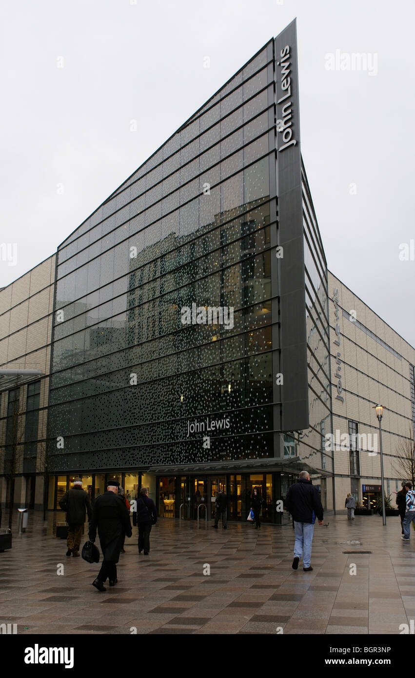 John Lewis shop in the St David's 2 area of Cardiff city centre South