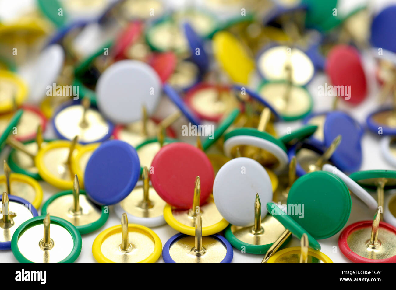 Thumbtacks - pushpins, Stock image