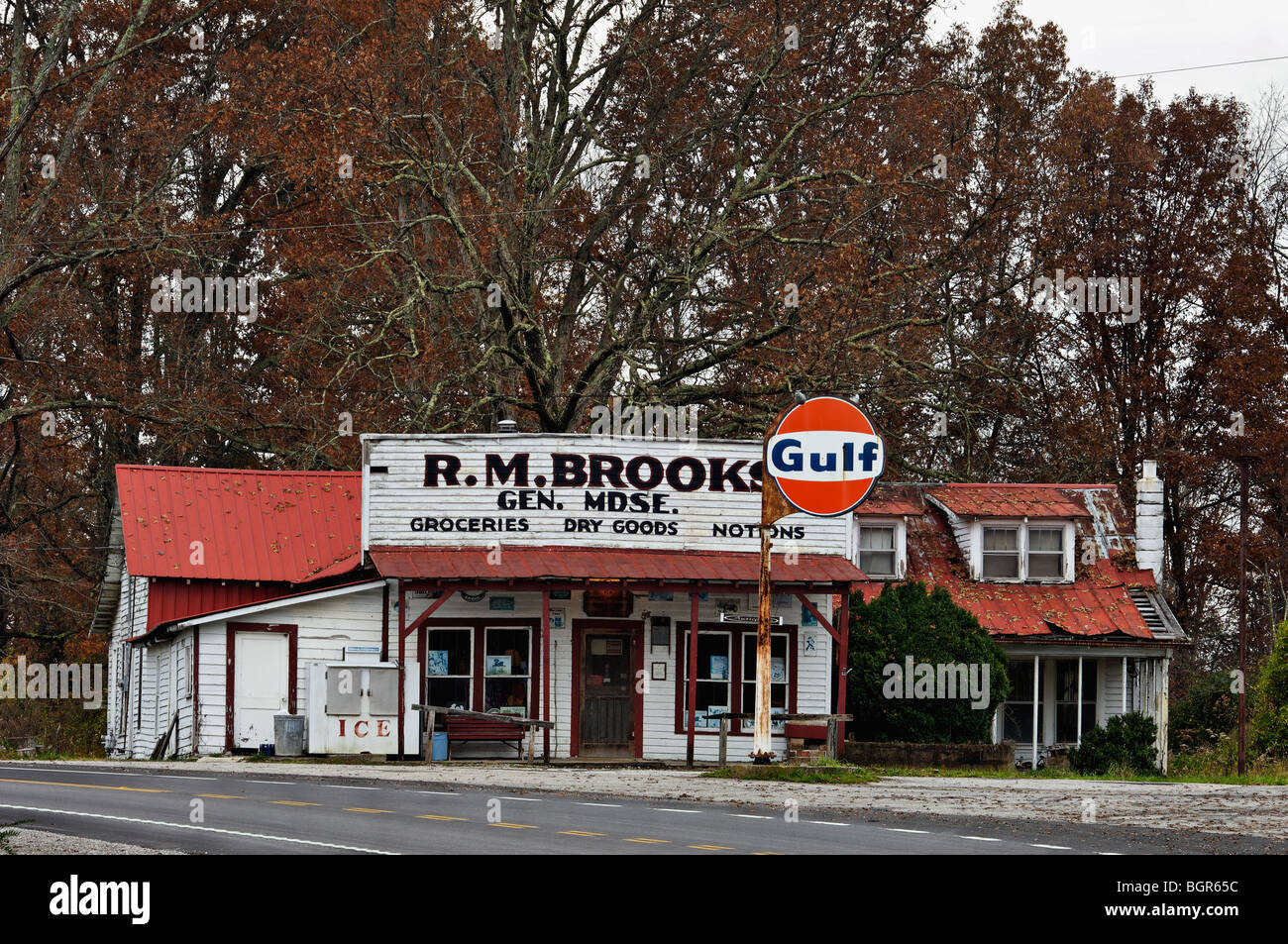 Old Country Gas Station and General Store in Fentress County, Tennessee