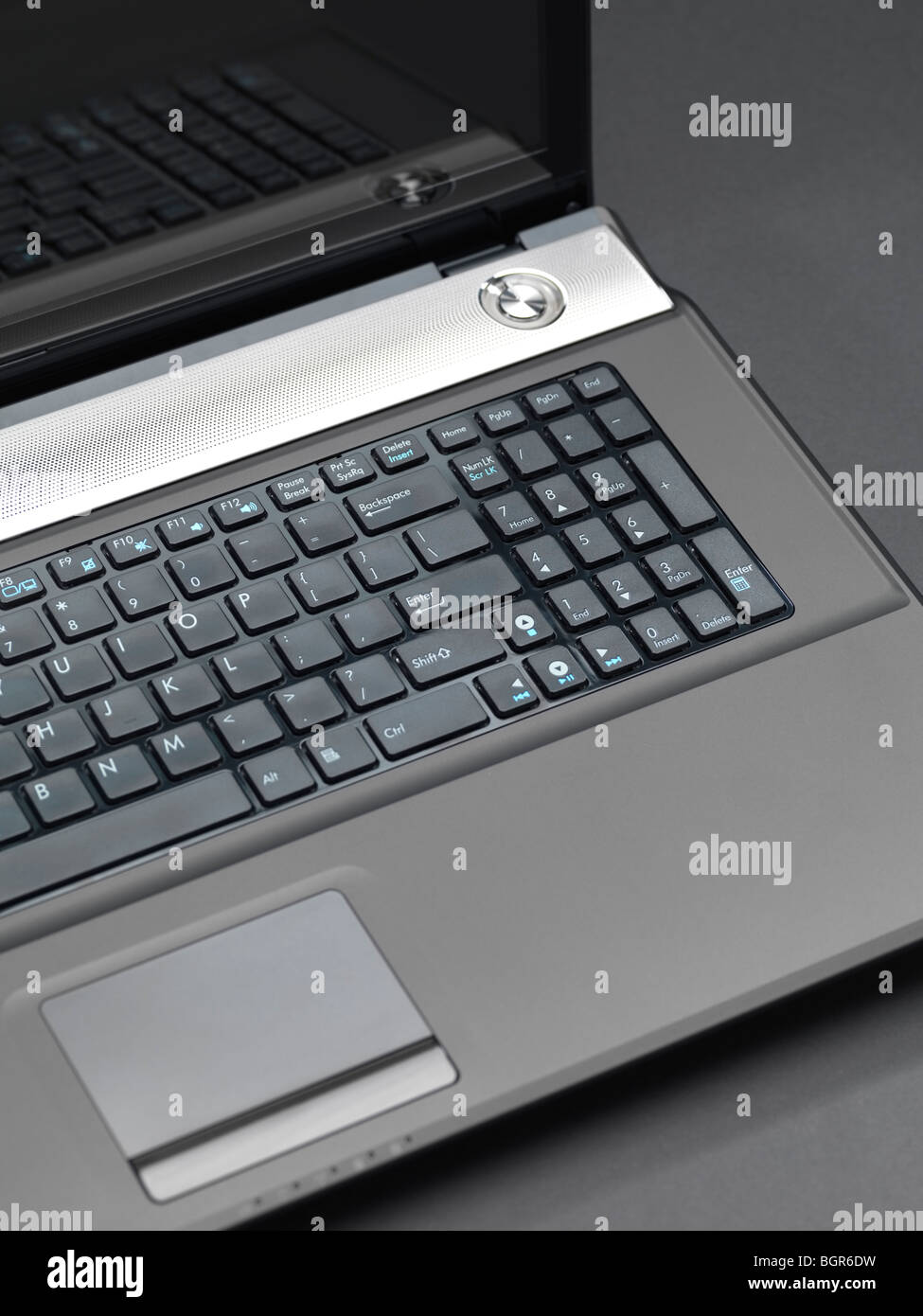 Laptop computer keyboard closeup Stock Photo Alamy