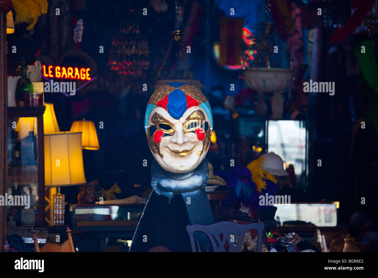 Antique and Souvenir Shop in the French Quarter of New Orleans, LA