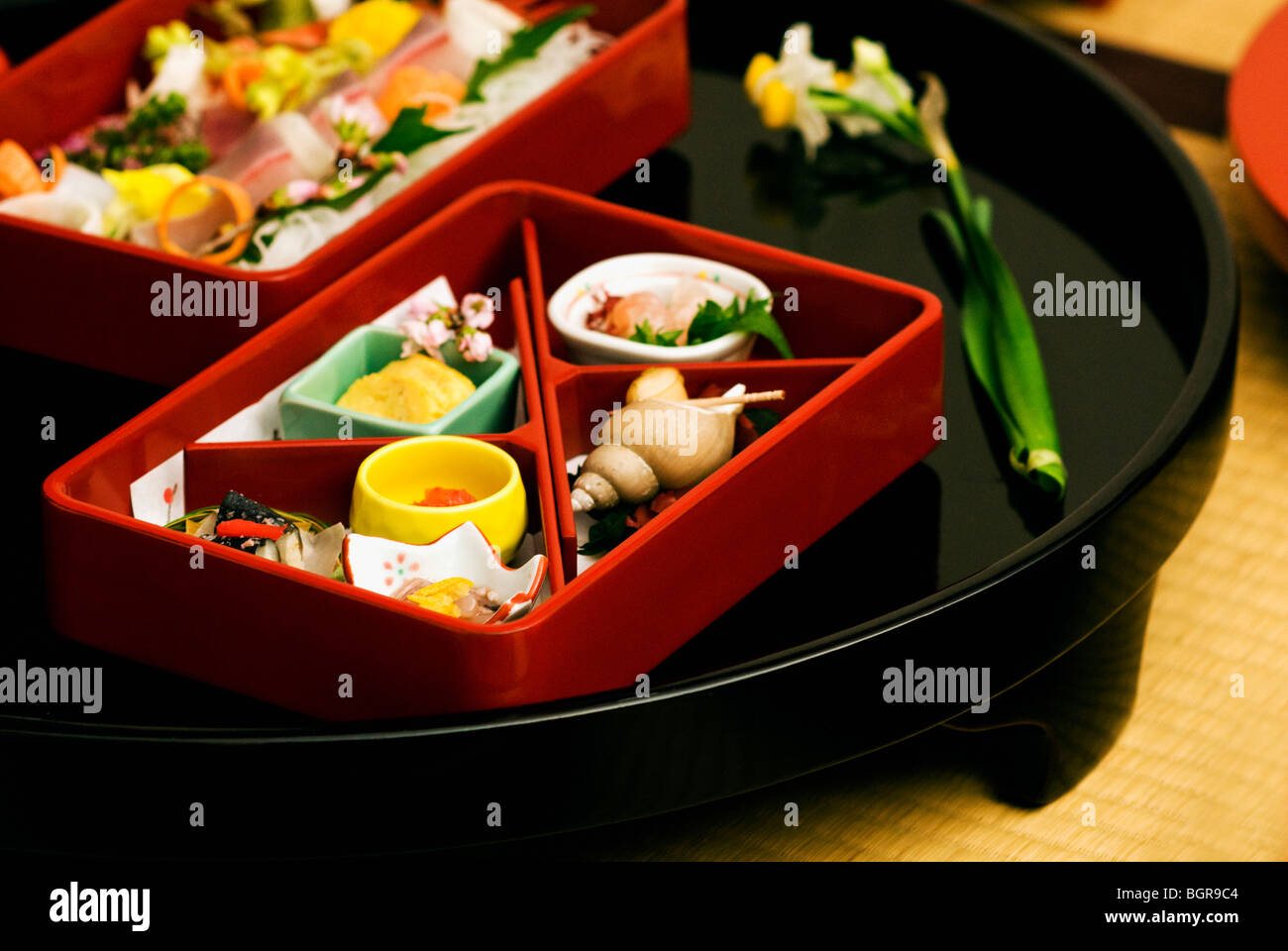 Sushi served on plate, Japan Stock Photo Alamy
