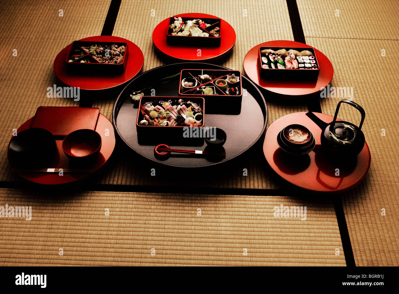 A Japanese meal. Stock Photo