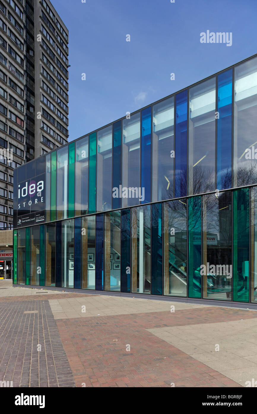 chrisp street idea store, east india dock road facade Stock Photo Alamy