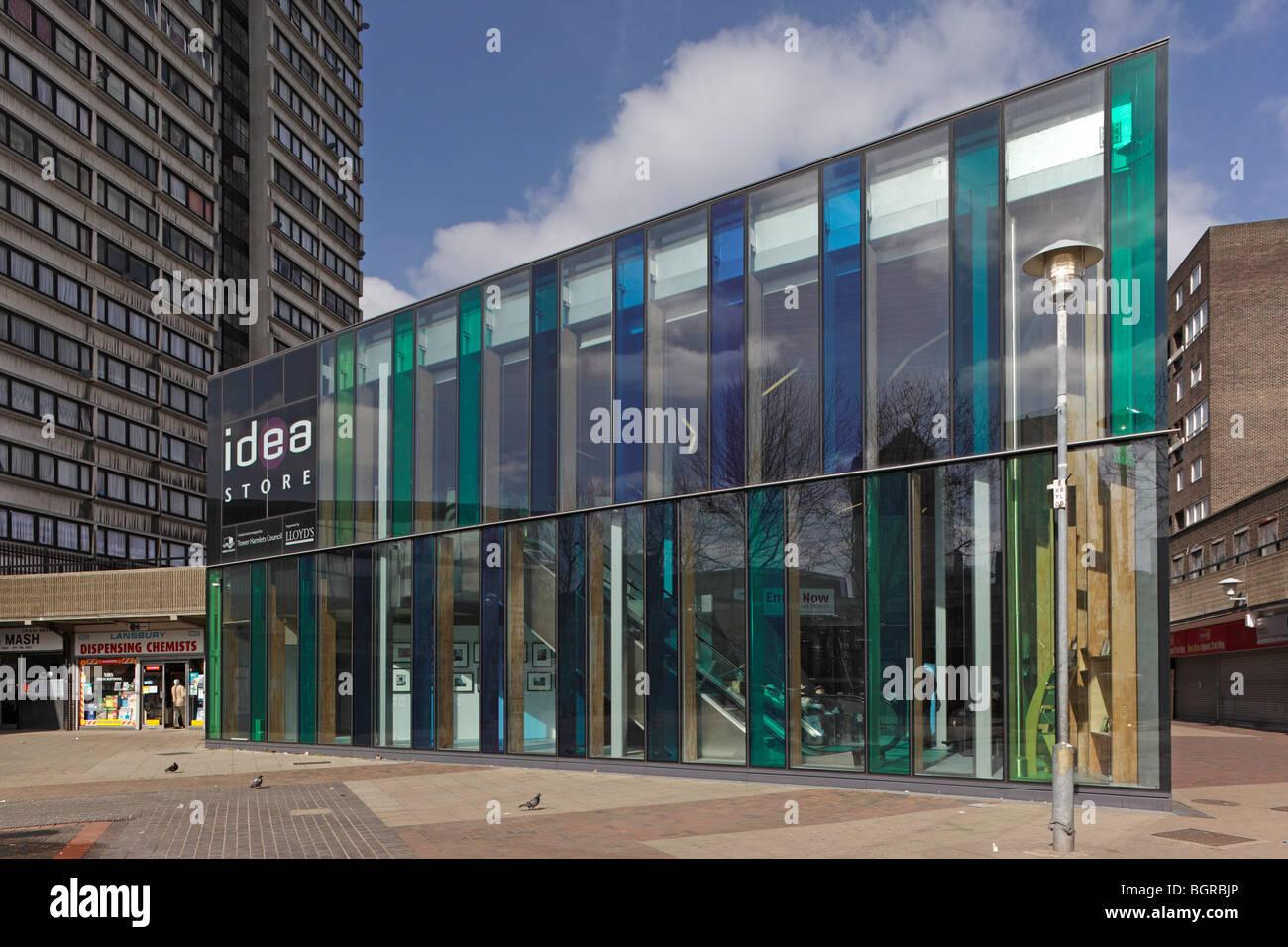 chrisp street idea store, east india dock road facade Stock Photo Alamy