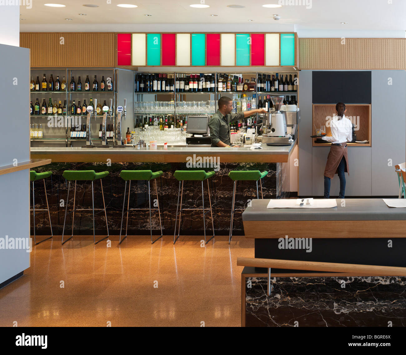 canteen restaurant baker st allies and morrison bar Stock Photo Alamy