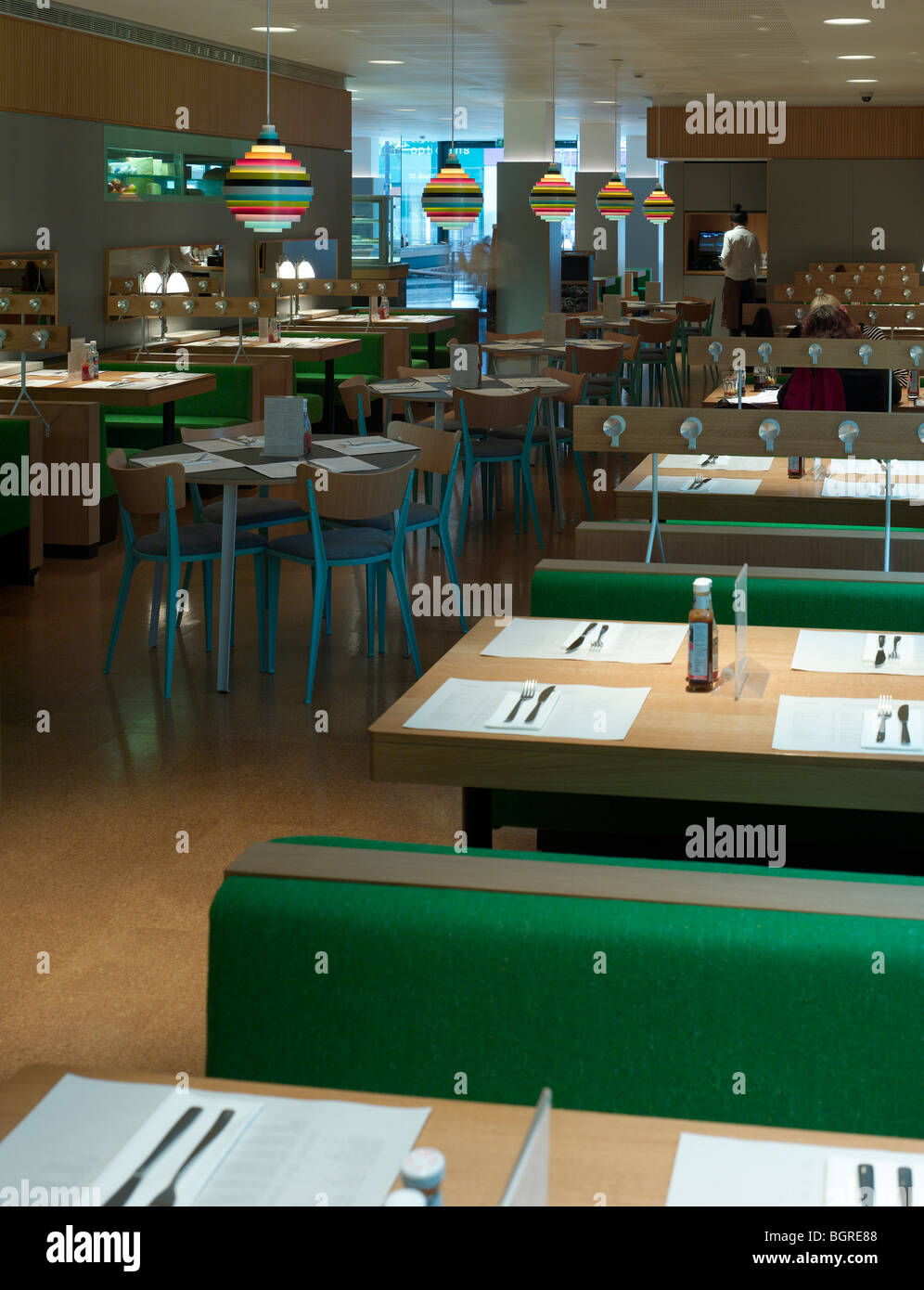 canteen restaurant baker st allies and morrison Stock Photo Alamy