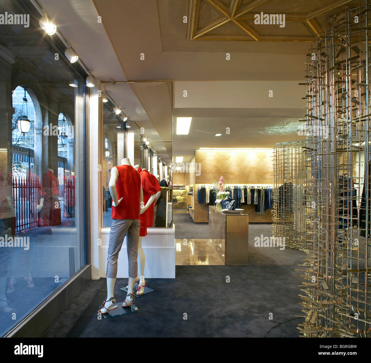 stella mccartney store, interior of store window with mannequins Stock  Photo - Alamy